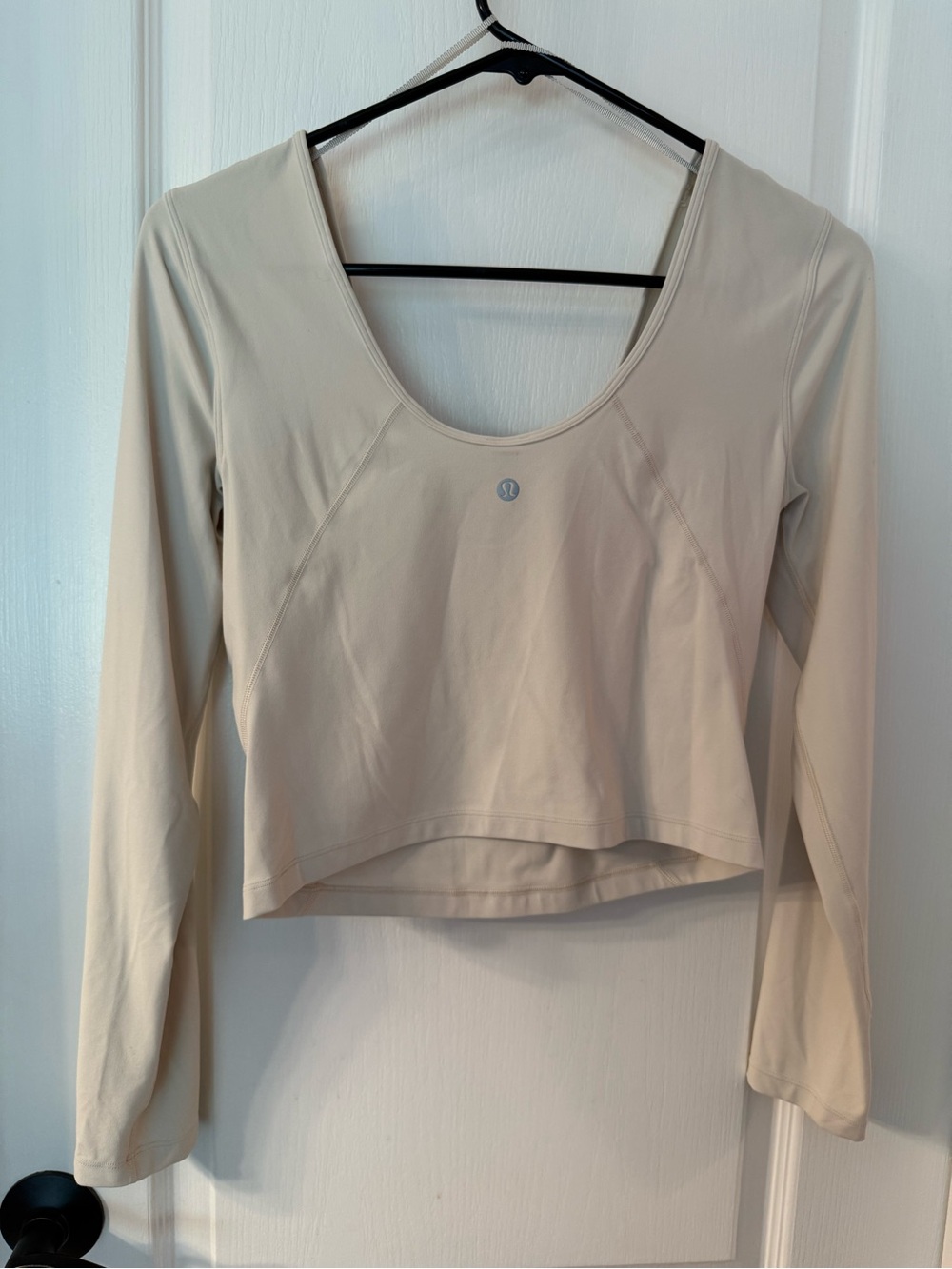 🤍 Lululemon Align Long Sleeve Shirt Natural Ivory Size 8 NWOT - Picture 11 of 14